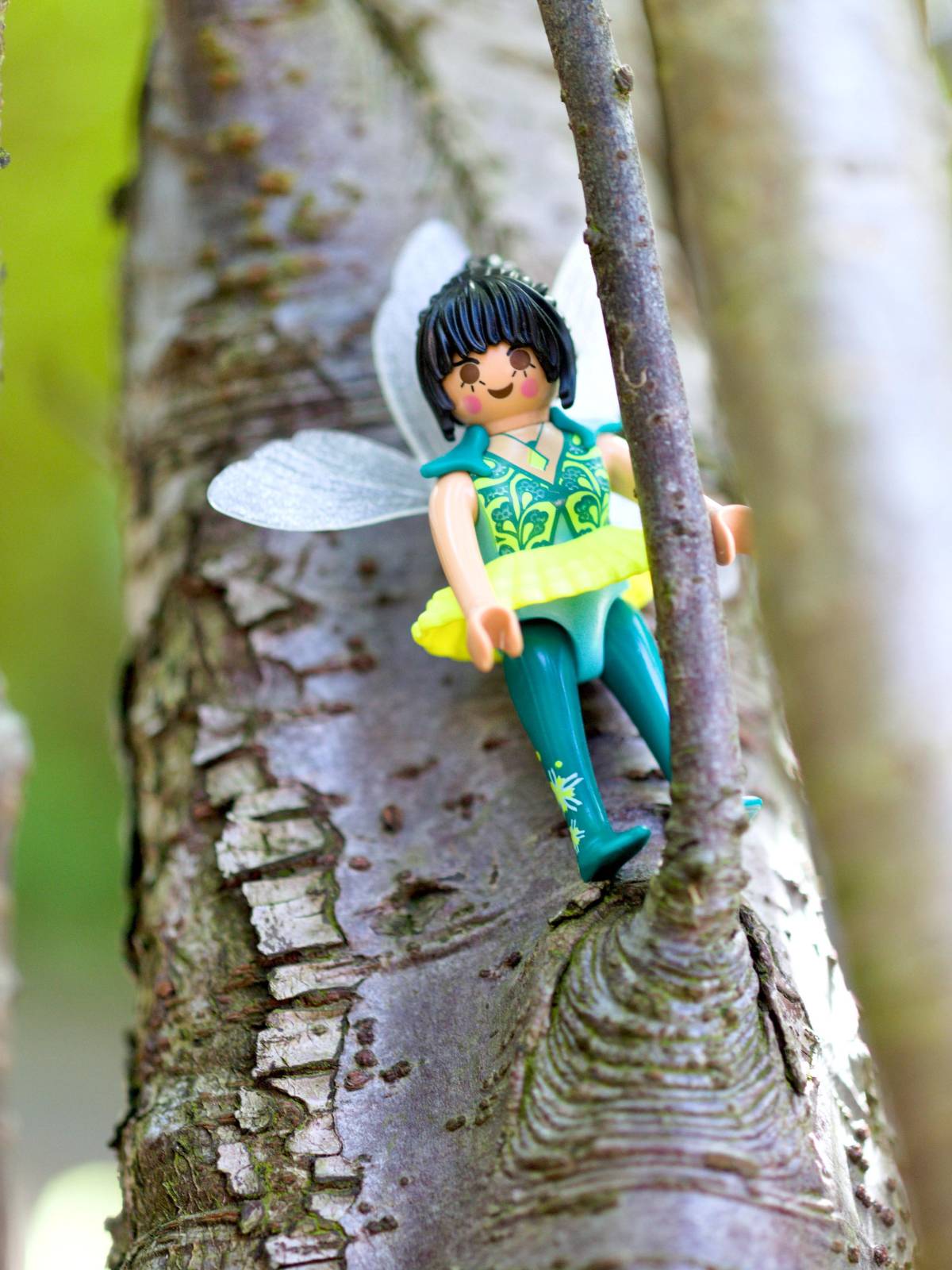 Toy fairy in a tree
